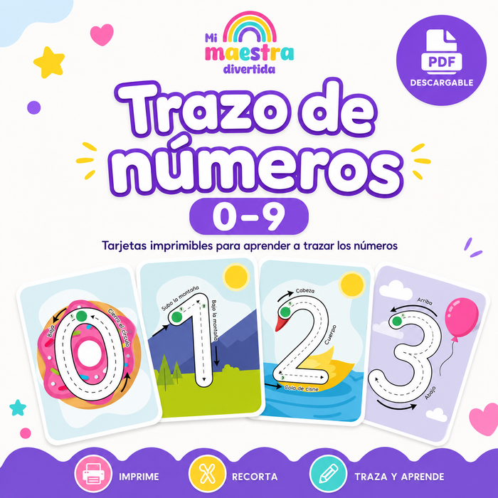 Tarjetas Numeros-Palabras Mágicas