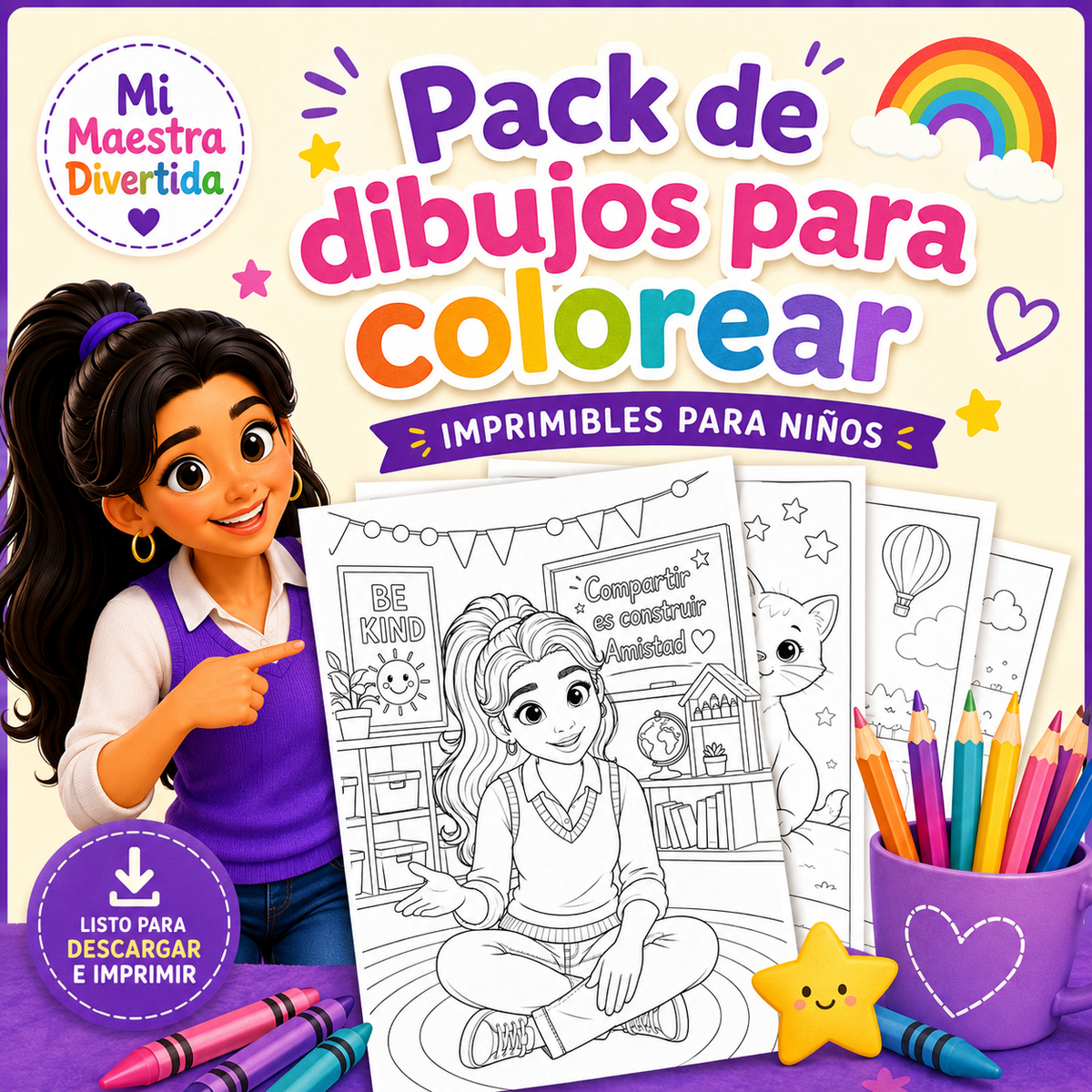 Pack para colorear